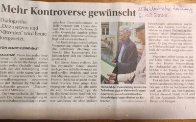 Ein paar Gedanken zu Dialog und (fehlender) Kontroverse